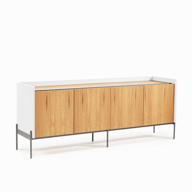 Comoda Baja Yerta - 4 Puertas - Talleres Sustentables