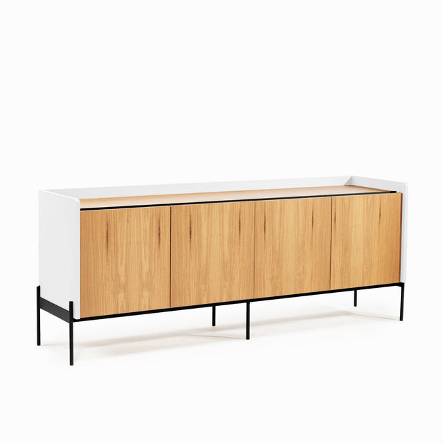 Comoda Baja Yerta - 4 Puertas - Talleres Sustentables