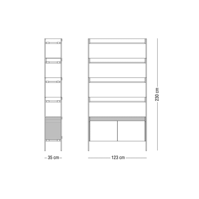 Biblioteca Yerta 1 modulo - Talleres Sustentables
